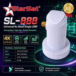 گیرنده ال SL-888 استارست STARSAT تک فیش 4K